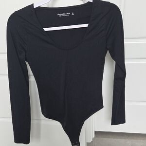 Abercrombie Fitch Black Bodysuit